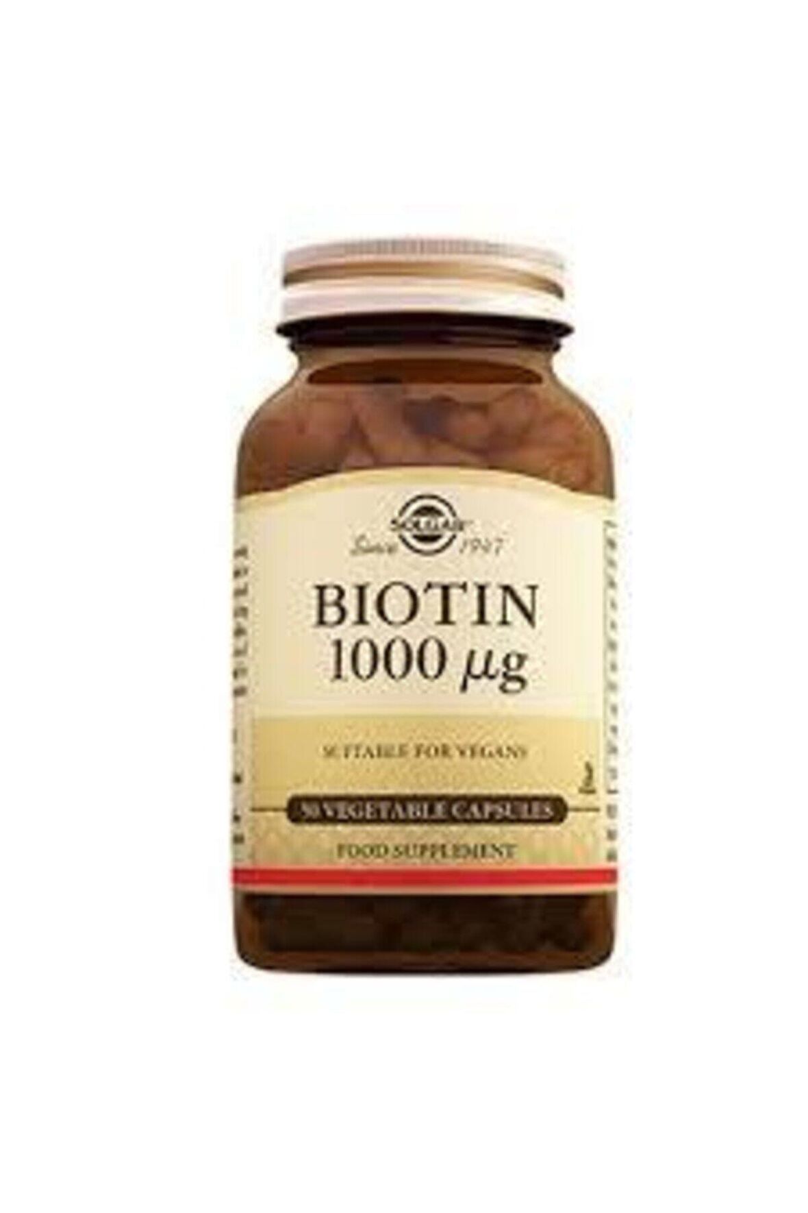 Biotin 1000 Mcg 50 Kapsül