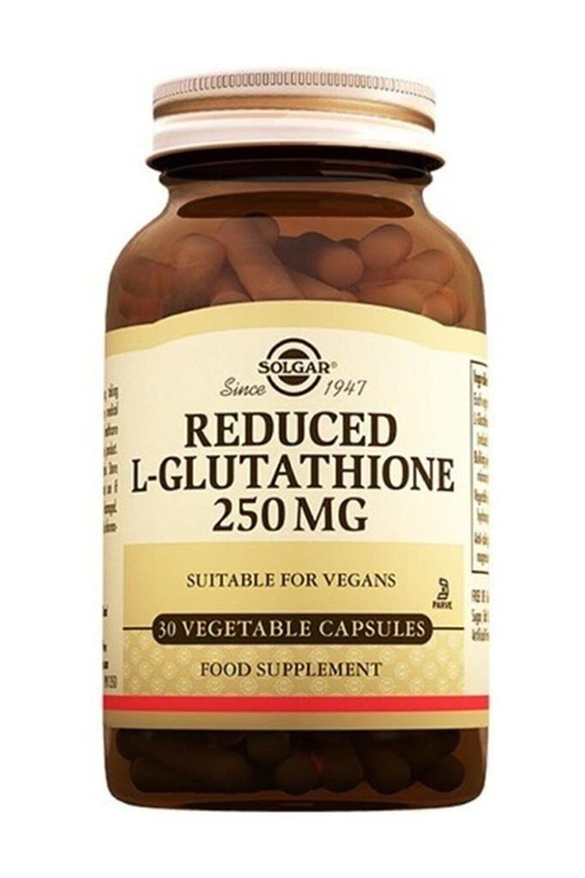 Solgar Reduced L-Glutathione 250 mg 30 Kapsül