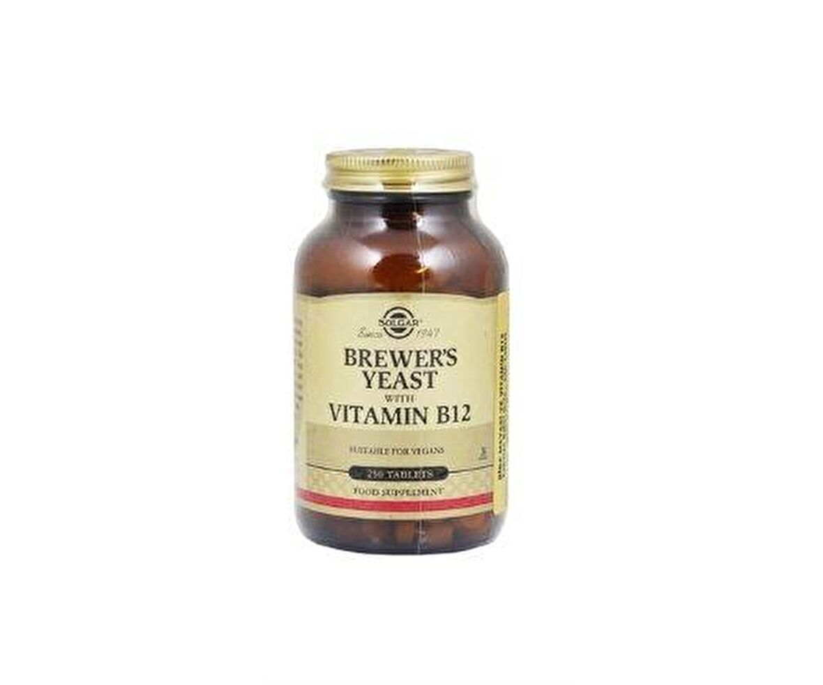 Solgar Brewer's Yeast With Vitamin B12 250 Tablet