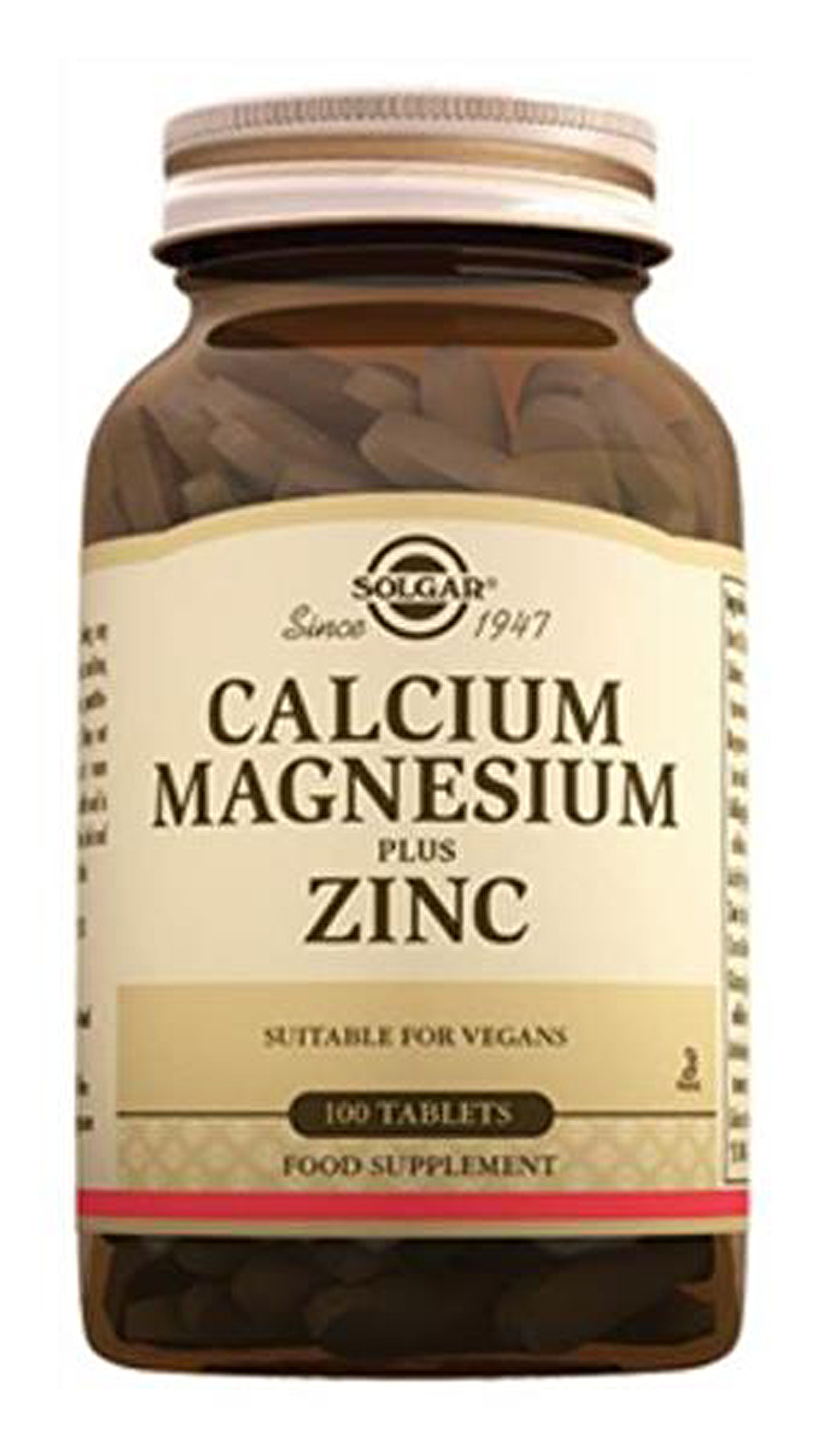 Solgar Calcium Magnesium Plus Zinc 100 Tablet