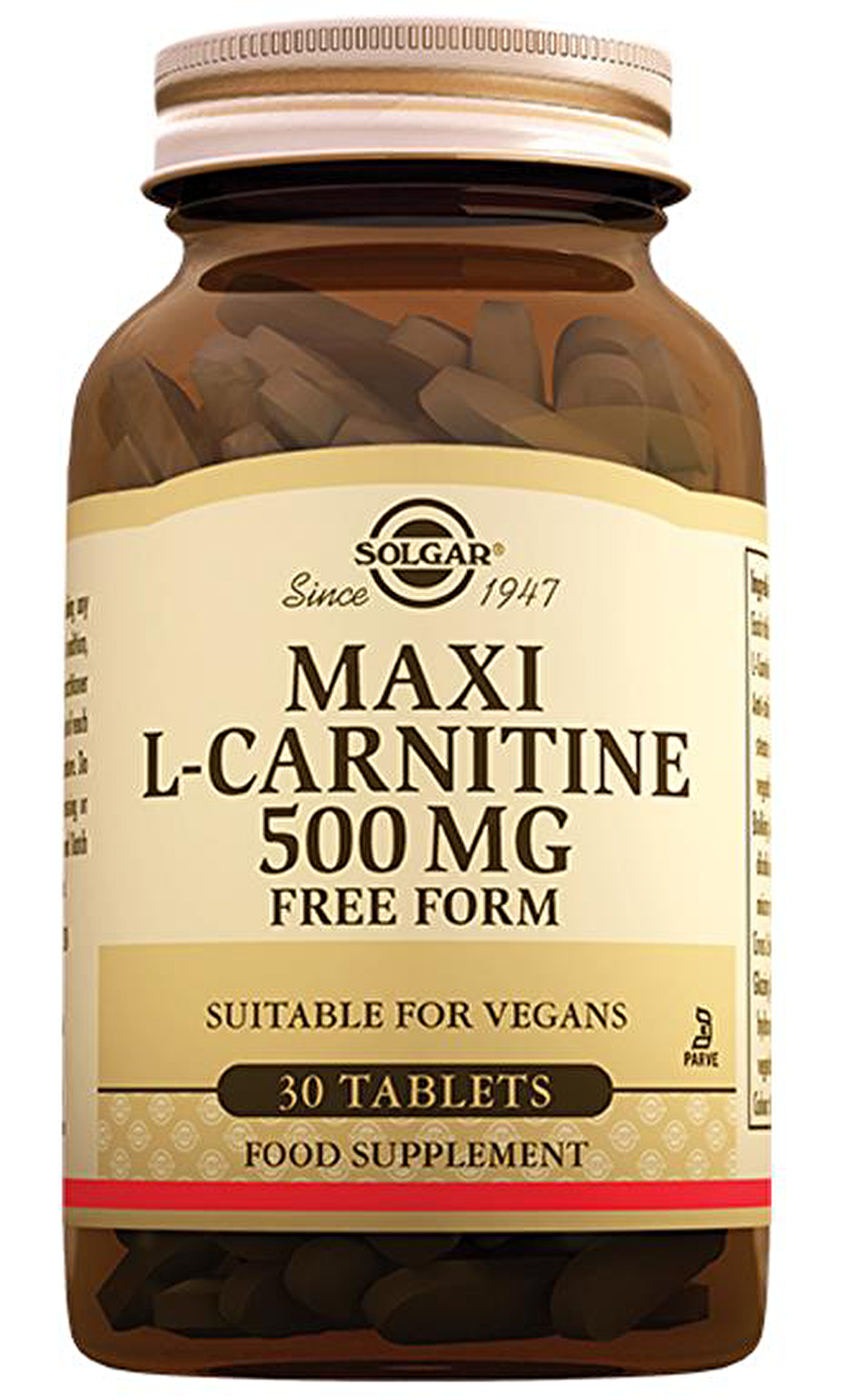 Solgar Maxi L-Carnitine 500 Mg 30 Tablet