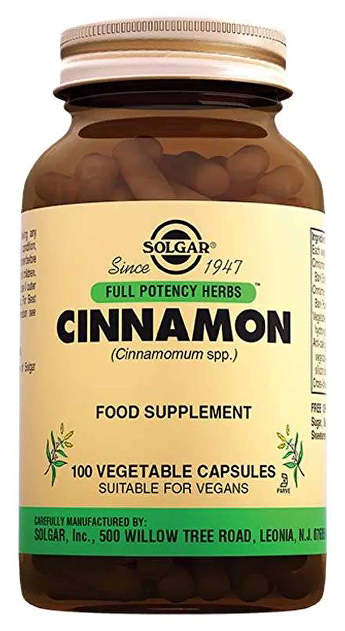 Solgar Cinnamon 100 Kapsül