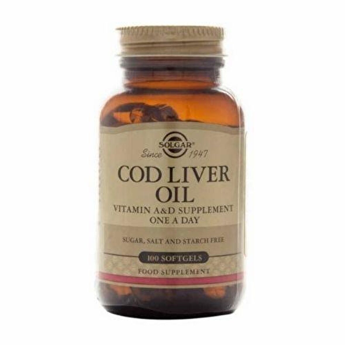 Solgar Cod Liver Oil 100 Kapsül