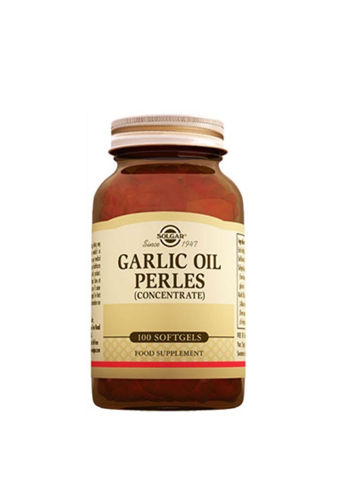 Solgar Garlic Oil Perles 100 Softjel