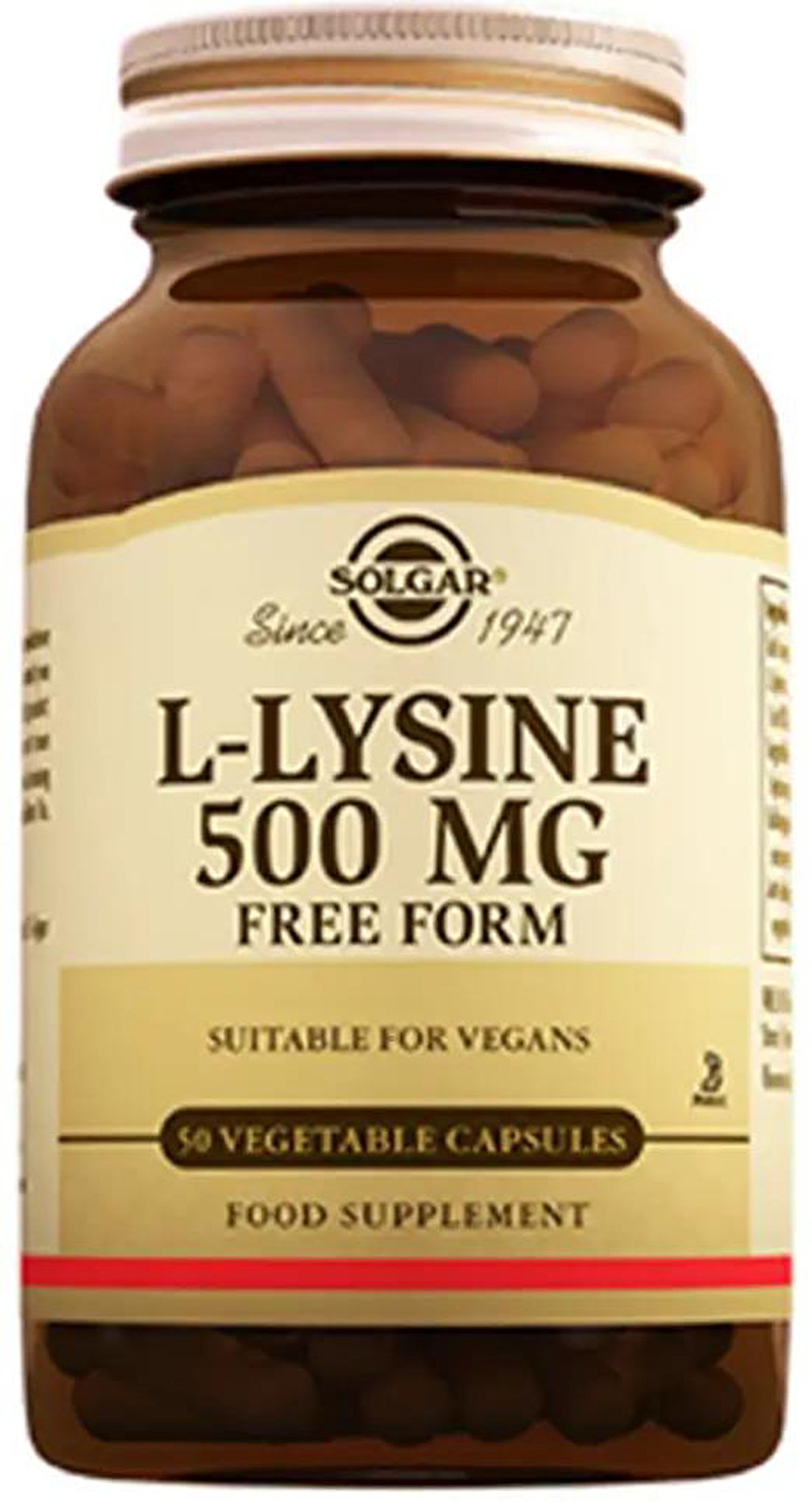 Solgar L-Lysine 500 Mg 50 Kapsül