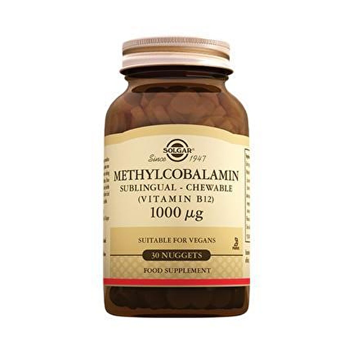 Solgar Methylcobalamin Vitamin B12 1000 mcg 30 Dilaltı Tablet