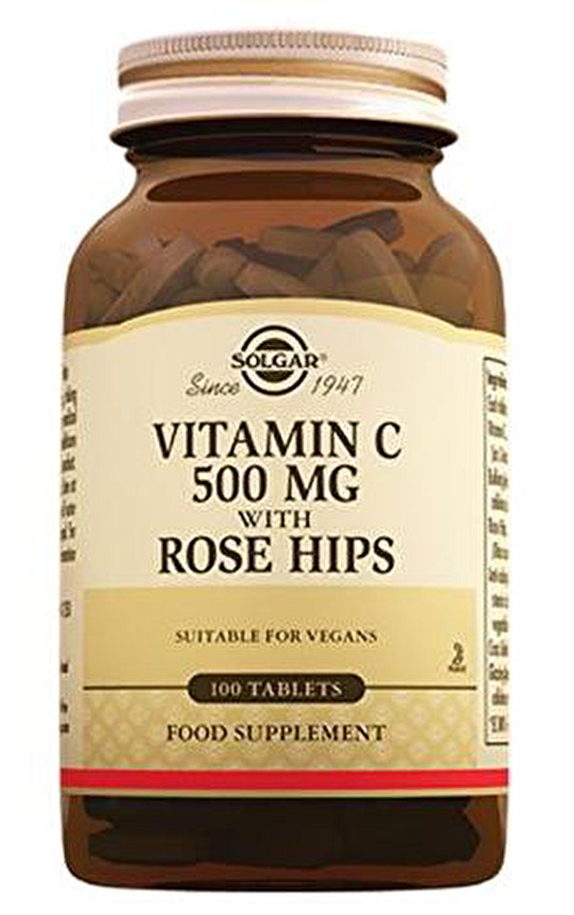 Solgar Vitamin C 500 Mg With Rose Hips 100 Tablet