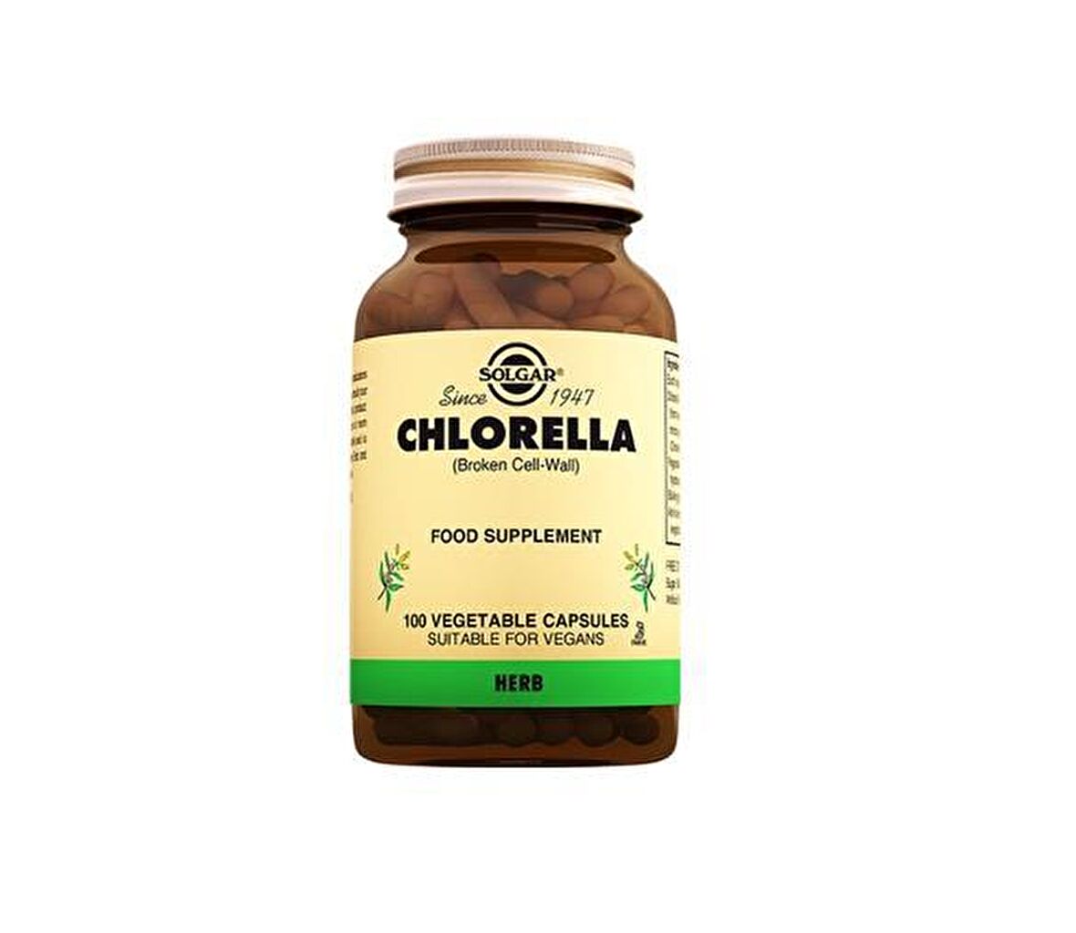 Solgar Chlorella 100 Kapsül