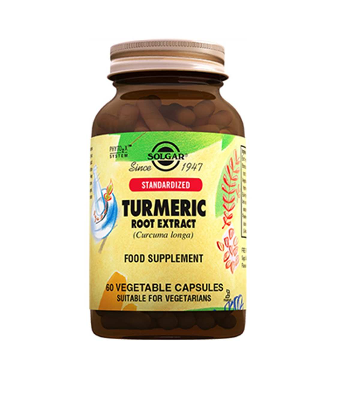 Solgar Turmeric Root Extract 60 Kapsül