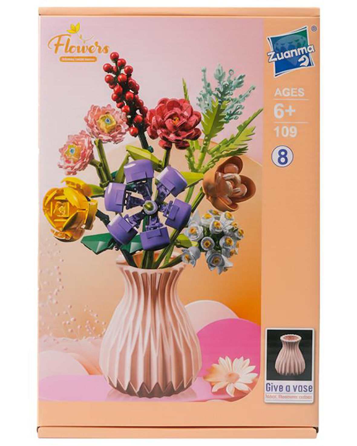 Zuanma Çiçek Buketi Yapım Seti No8 109