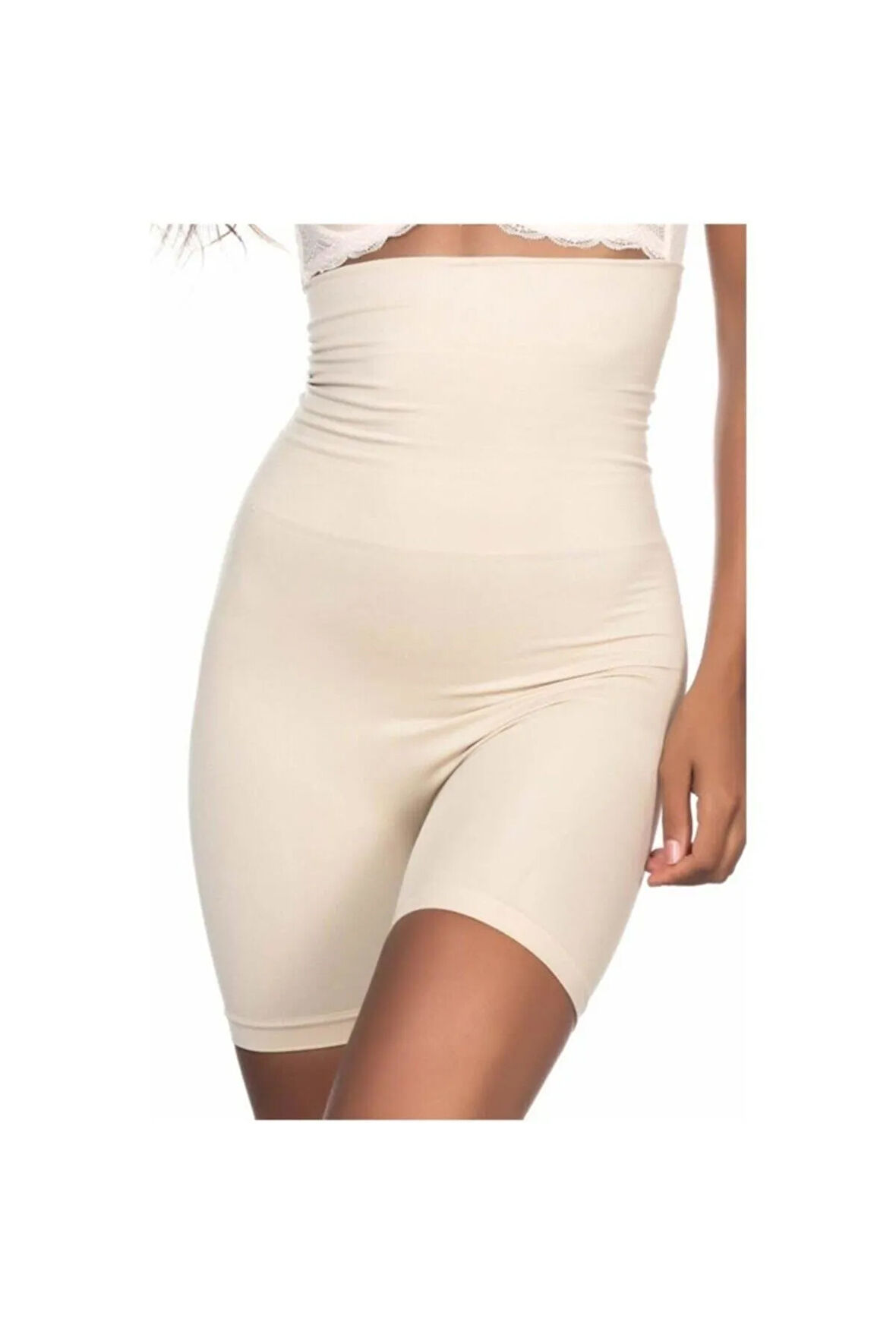 Dikişsiz Süper Double Boxer Korse - Siyah