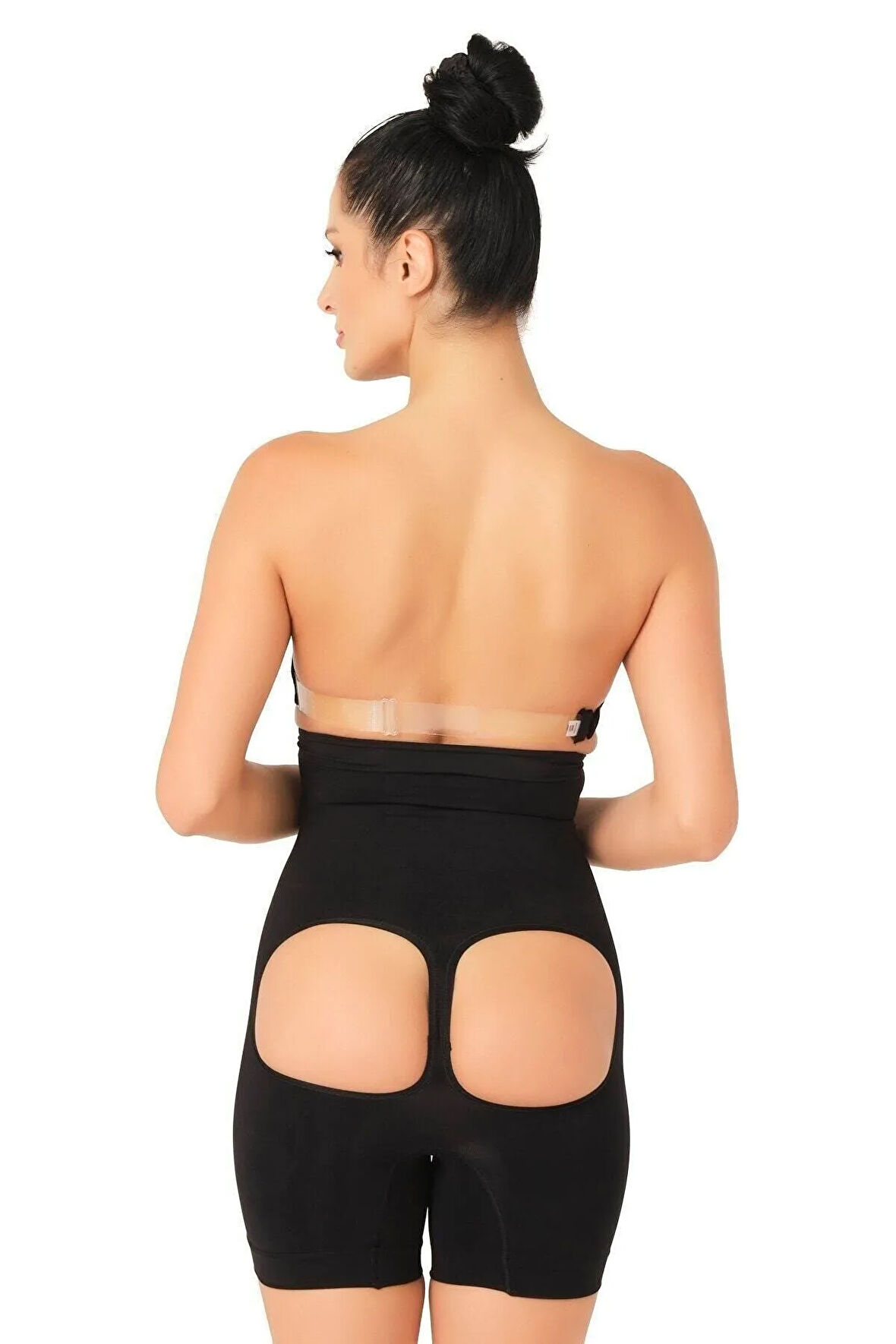 Seamless Popo Açı.k Yüksek Bel Boxer Korse