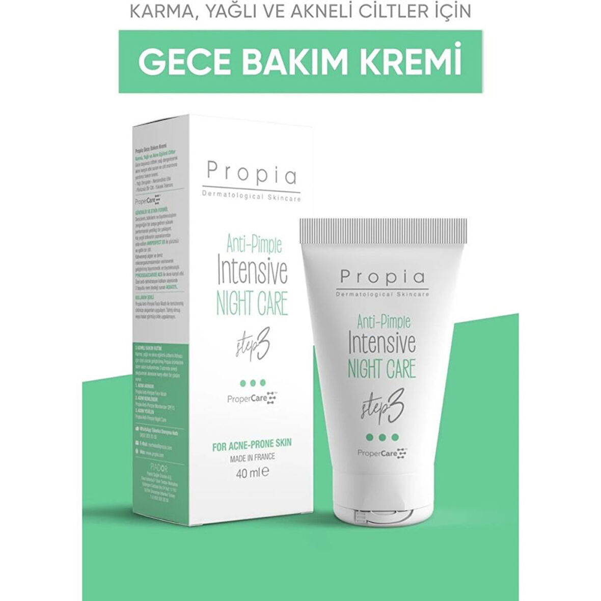 Propia Yoğun Gece Bakım Kremi Step 3 40 ml