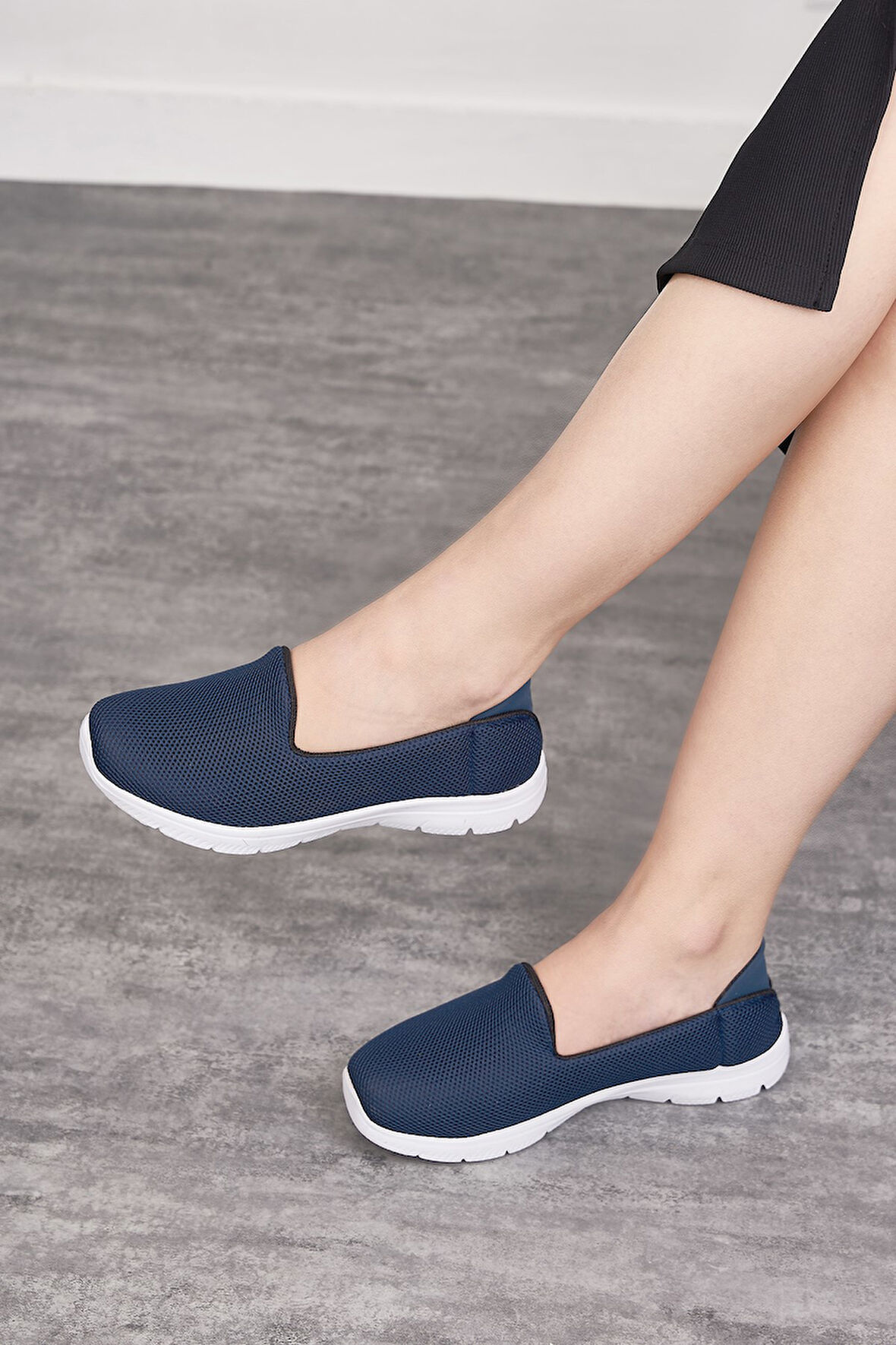 Günlük Kadın Babet Kolay Giyilebilir Hava alabilen Hafif Rahat Taban Esnek Günlük Spor Ayakkabı 035