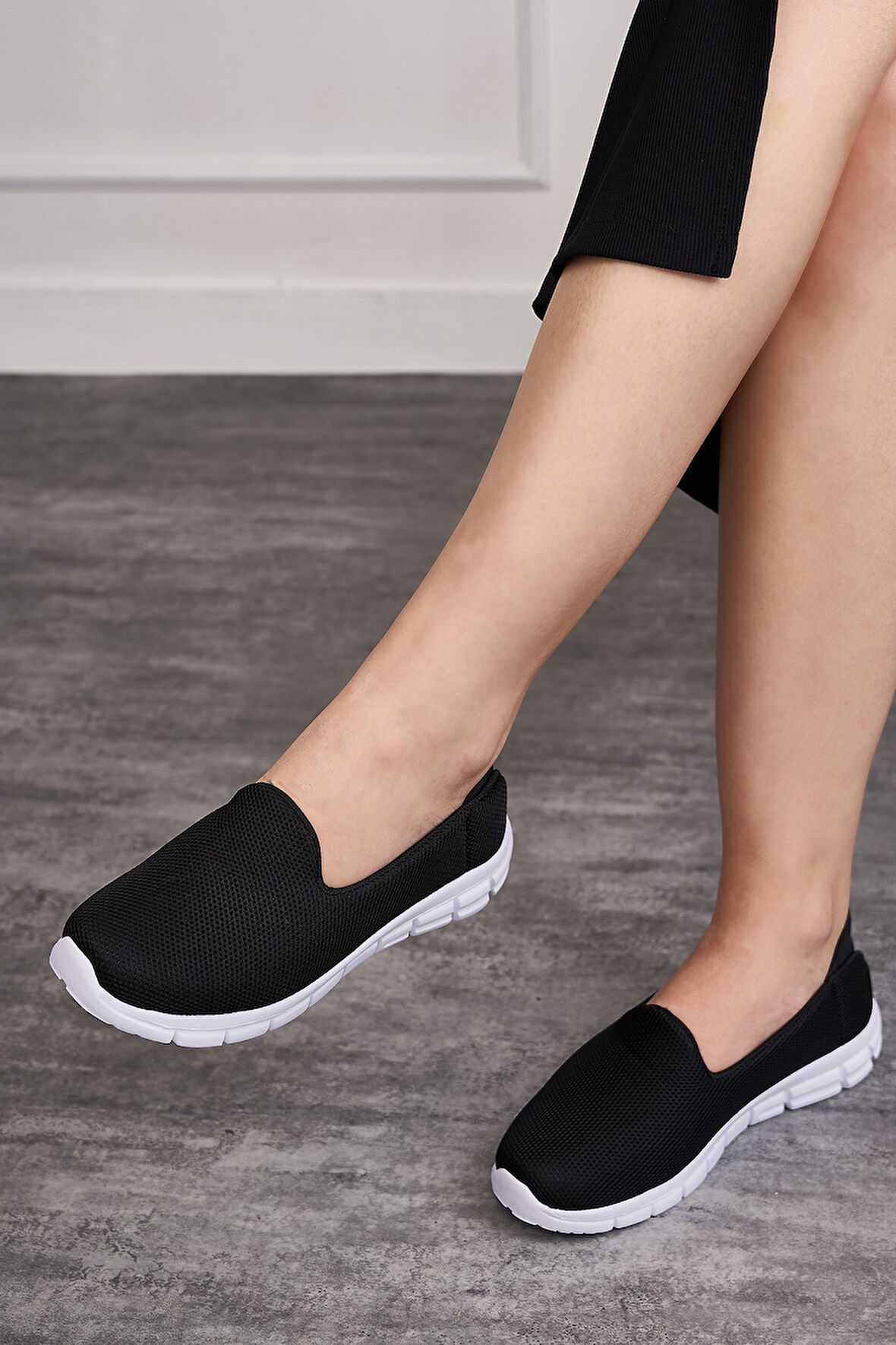 Günlük Kadın Babet Kolay Giyilebilir Hava alabilen Hafif Rahat Taban Esnek Günlük Spor Ayakkabı 035