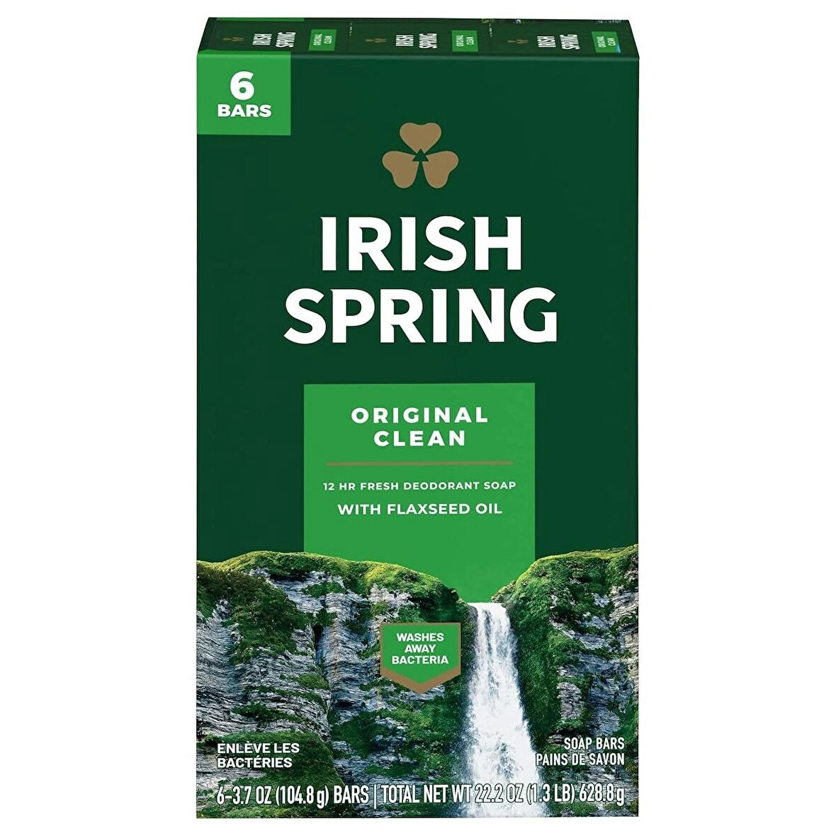 Irish Spring Soap Bars Aloe Mist 6 Bars 628.8 Gr