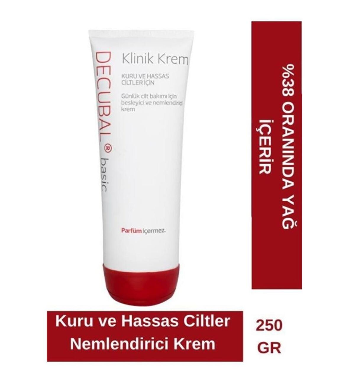 Decubal Basic Kuru Ve Hassas Ciltler Için Klinik Nemlendirici Krem 250 gr