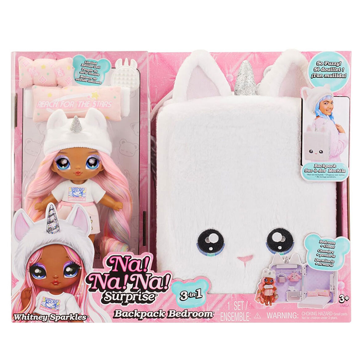 Na Na Na Surprise 3ü1 Arada Sırt Çantalı Set Whitney Sparkles 592365
