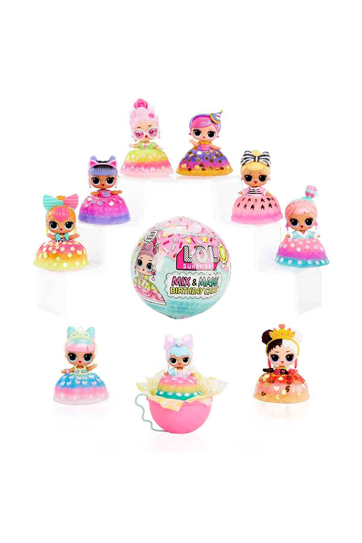 L.O.L. Surprise Mix & Make Birthday Cake Sürpriz Paket