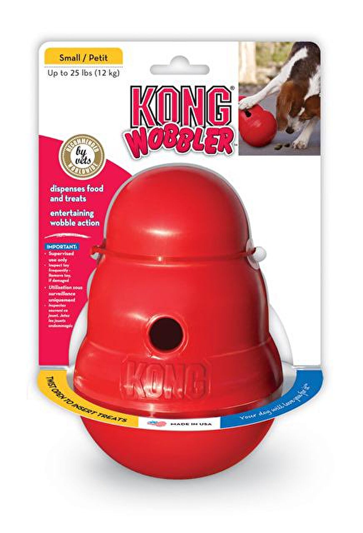 Kong Köpek Oyuncağı Wobbler Small 15 cm