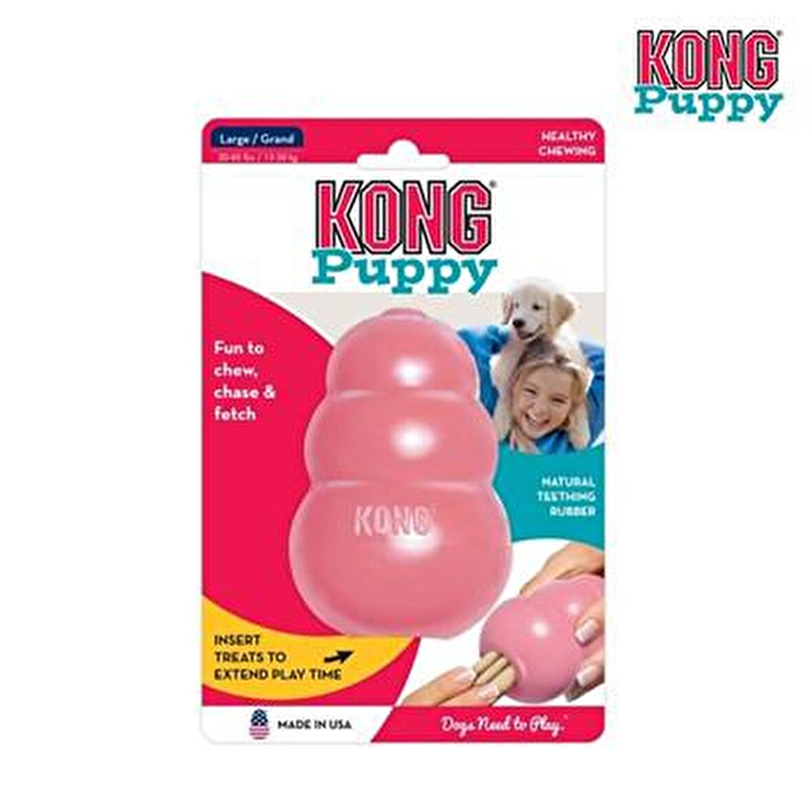 Kong Puppy Yavru Köpek Large (Büyük Irk) 10Cm