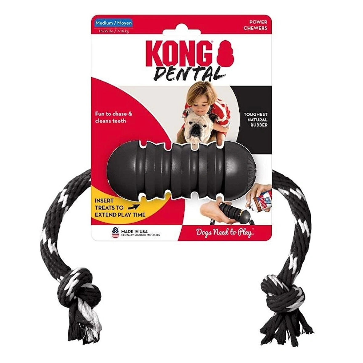 KONG Extreme Dental Köpek Oyuncağı Ultra Sert Medium