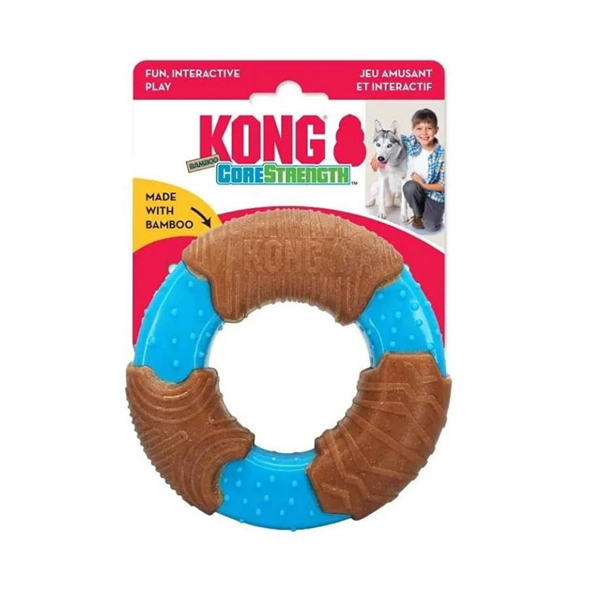 KONG Core Strength Halka Şeklinde Köpek Oyuncağı Small