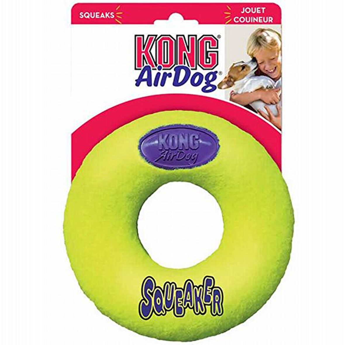 Kong Air Squeaker Köpek Oyuncağı Medium Donut KNGASD2E