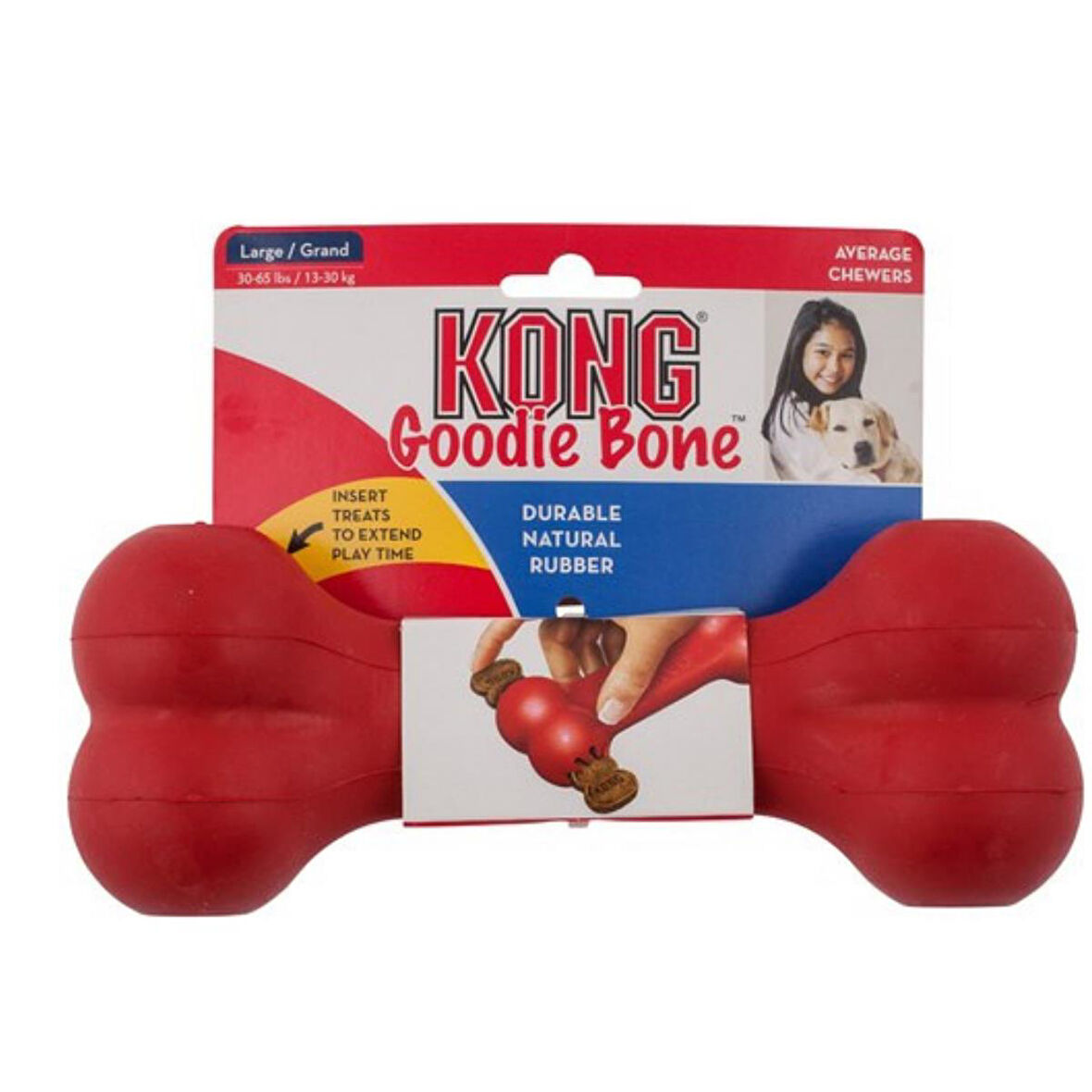 KONG Goodie Bone Kemik Şeklinde Köpek Oyuncağı Large