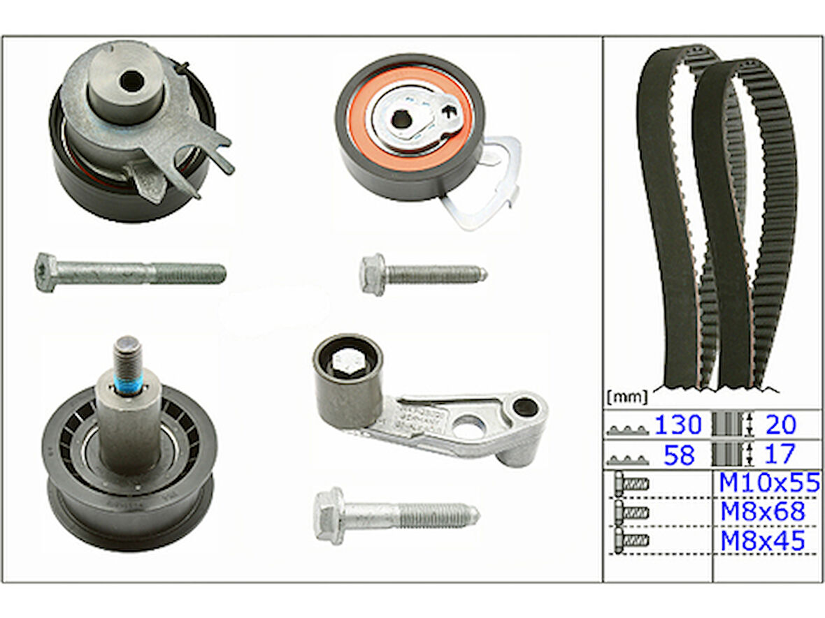 TRİGER SETİ(130x20) 1,4 16V BKY BBZ-CGGB-BBY-BCB 036198119B