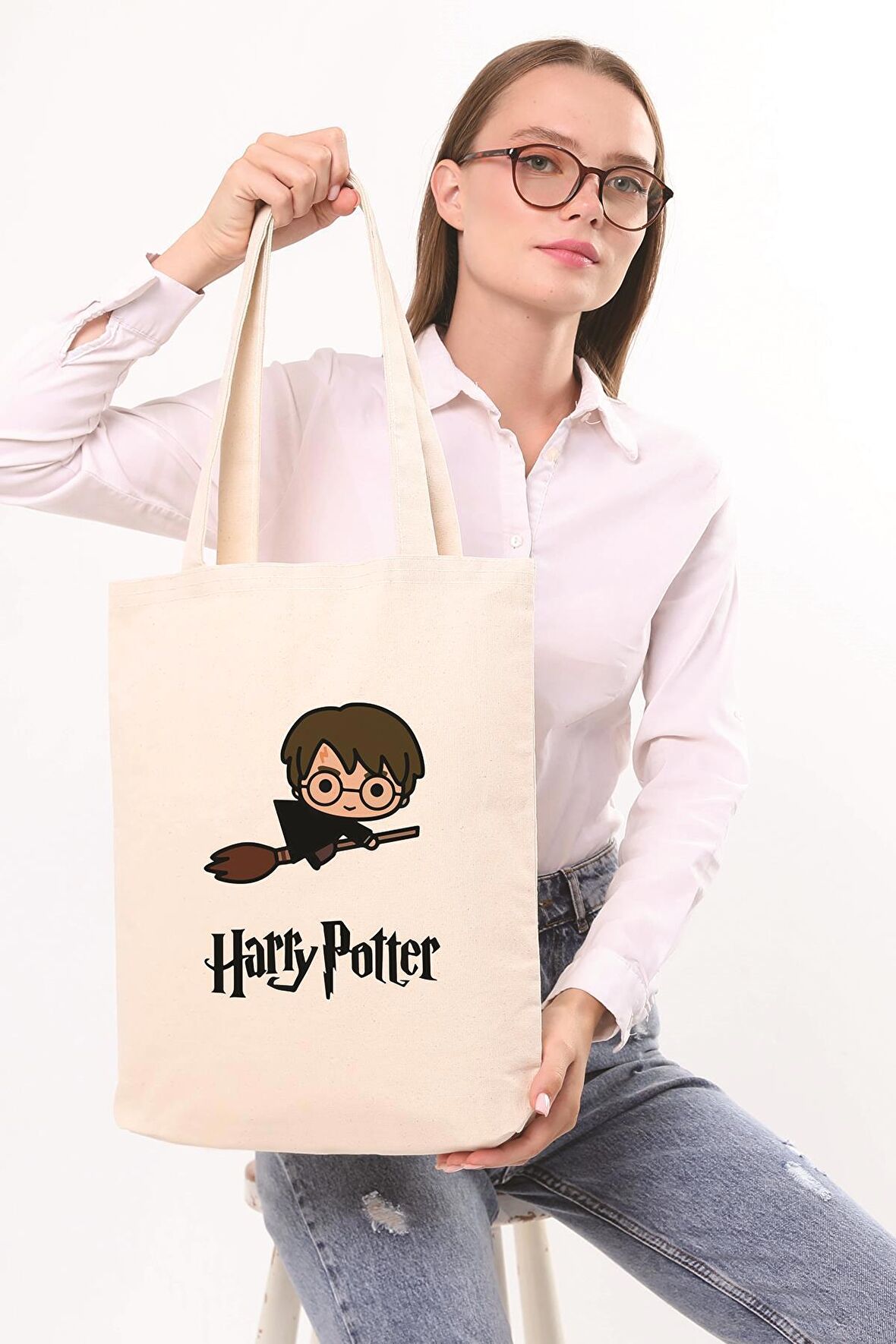 Kanvas Harry Potter Süpürge Bez Çanta