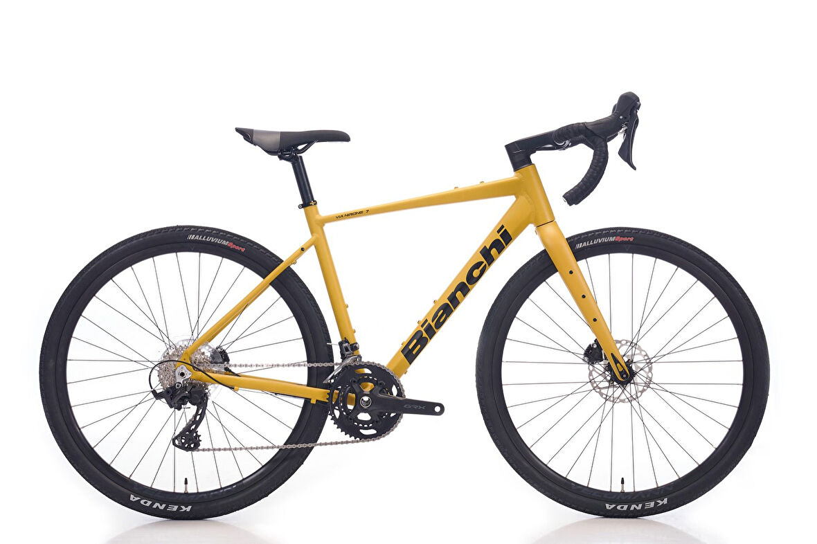 Bianchi Nirone7 28 Jant Hd Gravel Bisiklet (Mat Sarı)