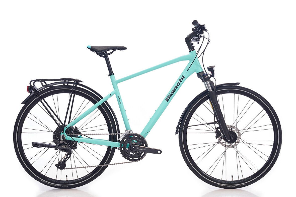 Bianchi Newtourer 28 Jant Hd Şehir Bisikleti (Mat Celeste-Parlak Grafit)