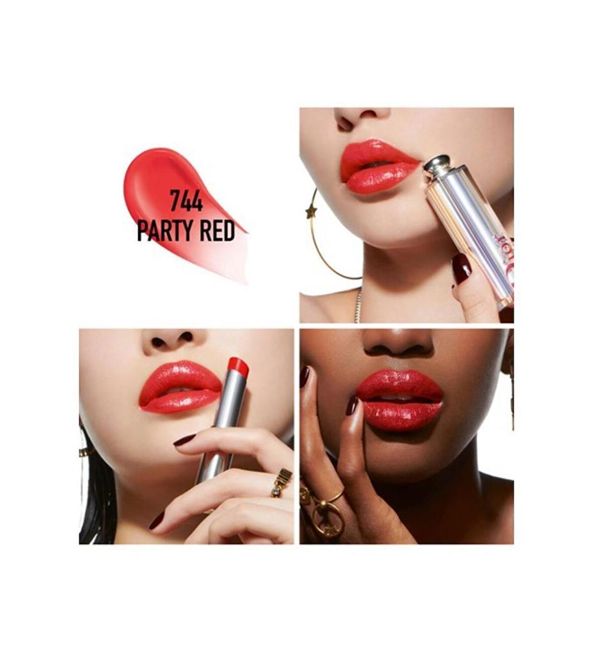 Dior Addict Stellar Shine Stick 744 Party Red