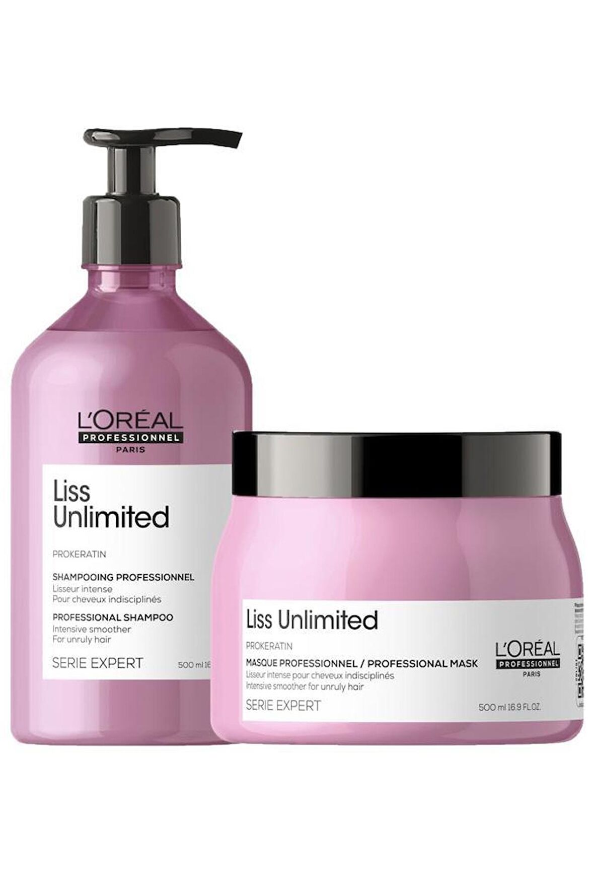 Loreal Serie Expert Liss Unlimited 500 ml Saç Bakım Seti