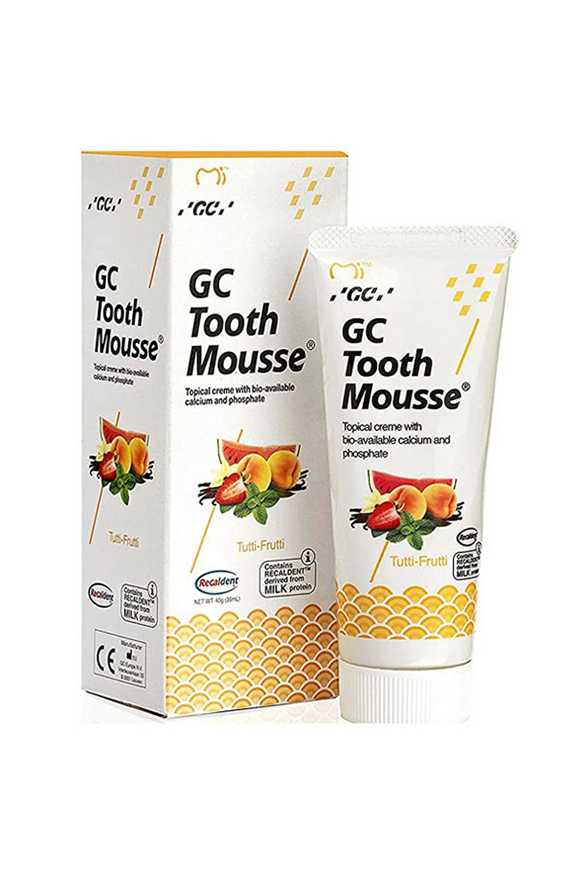 Gc Tooth Mousse Tutti Frutti Aromalı 40 gr 