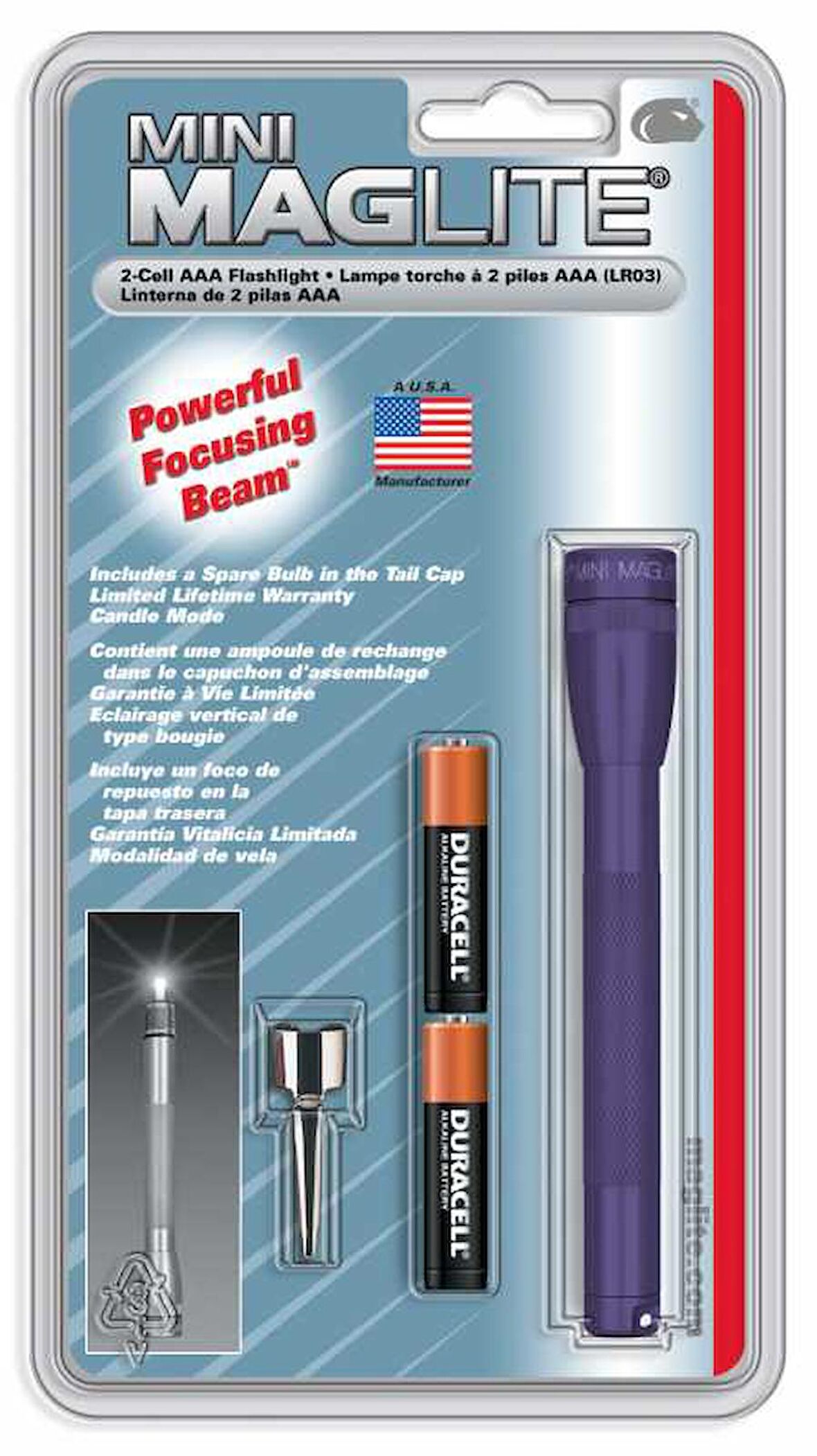 Maglite M3A986R Mini Maglite AAA Fener (Blisterli)