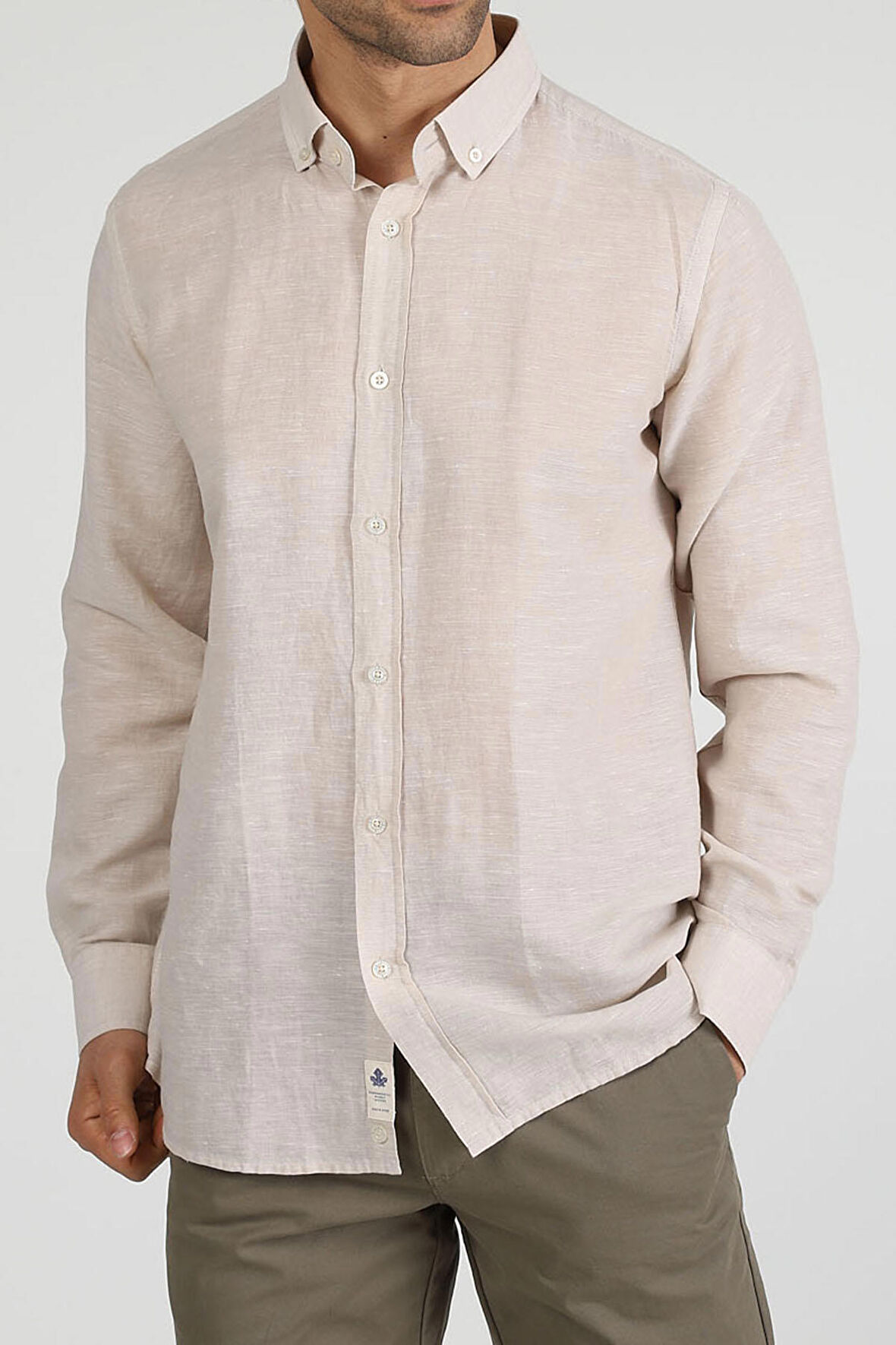 Adam Boxes Slim Fit Gömlek Neo-Epherest - Bej