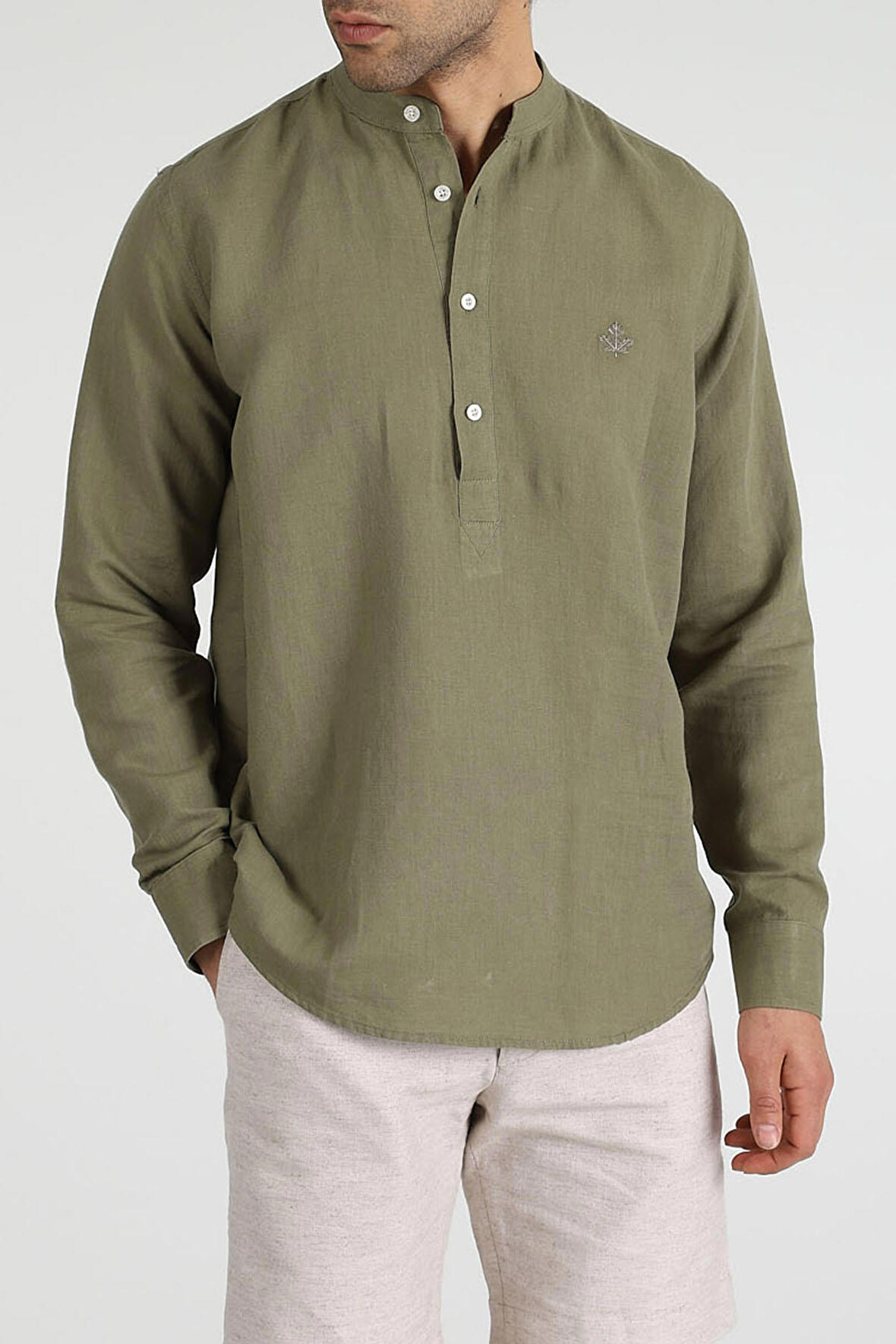 Adam Boxes Slim Fit Gömlek Neo-Tranquil - Haki