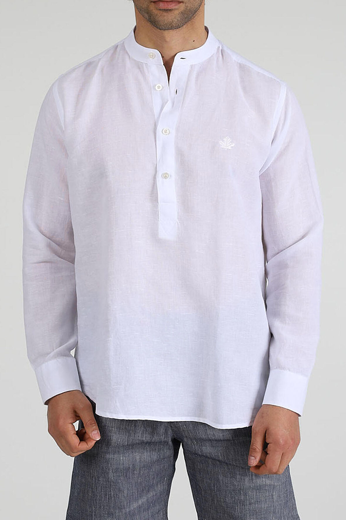 Adam Boxes Slim Fit Gömlek Neo-Tranquil - Beyaz