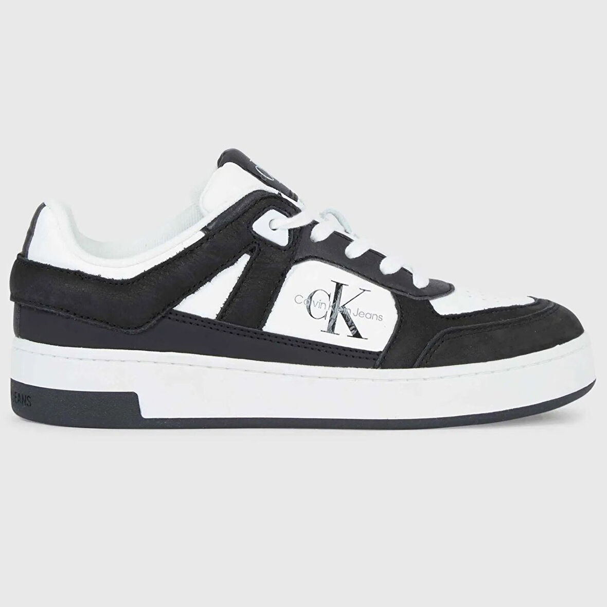 Calvin Klein Classıc Basket Cupsole Low ML Mıx  Erkek Süet Günlük Spor Ayakkabı Siyah 