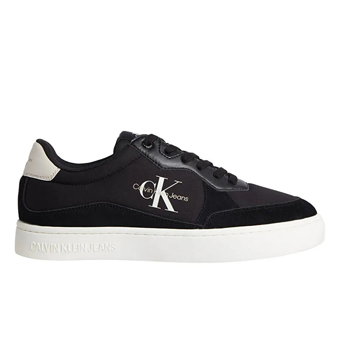 Calvin Klein Classıc Cupsole Low Mıx MTL Erkek Süet Günlük Spor Ayakkabı Siyah 