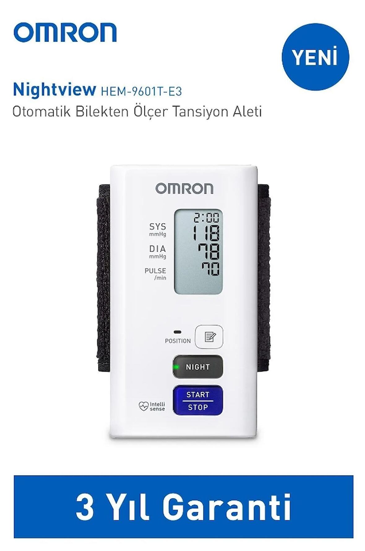 OMRON NİGHTVİEM TANSİYON ALETİ (HEM-9601T-E3)