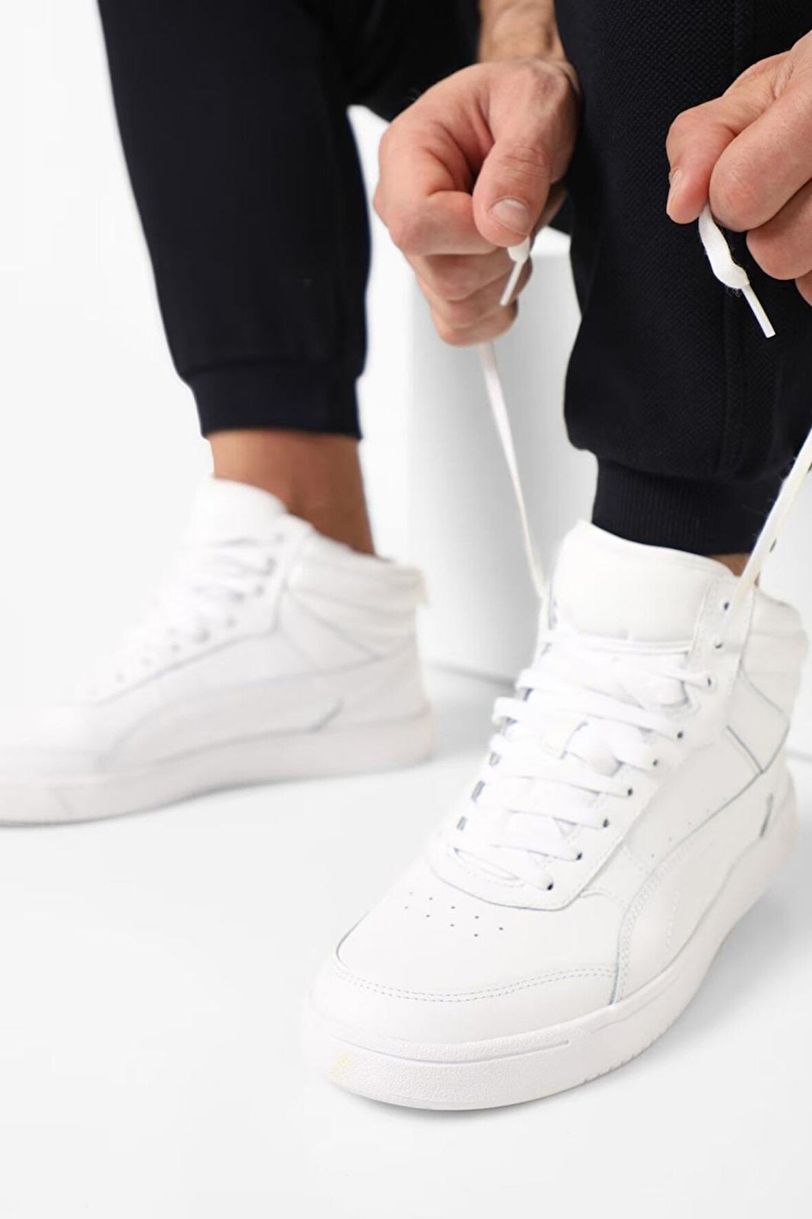 Puma Rebound Street v2 L Beyaz Sneaker Erkek Ayakkabı