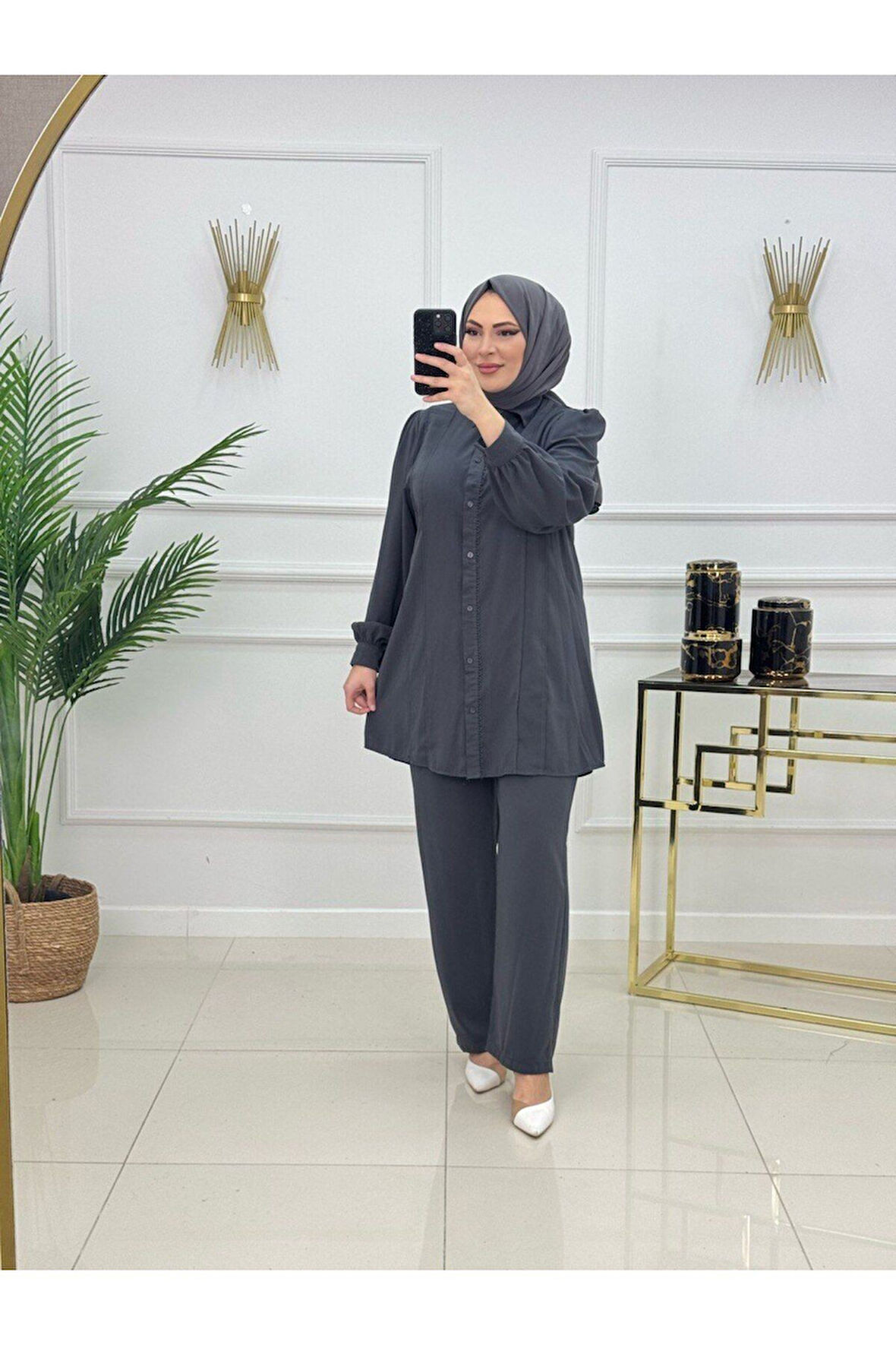Kadın Tesettür 2'Li Takım Tunik & Pantolon