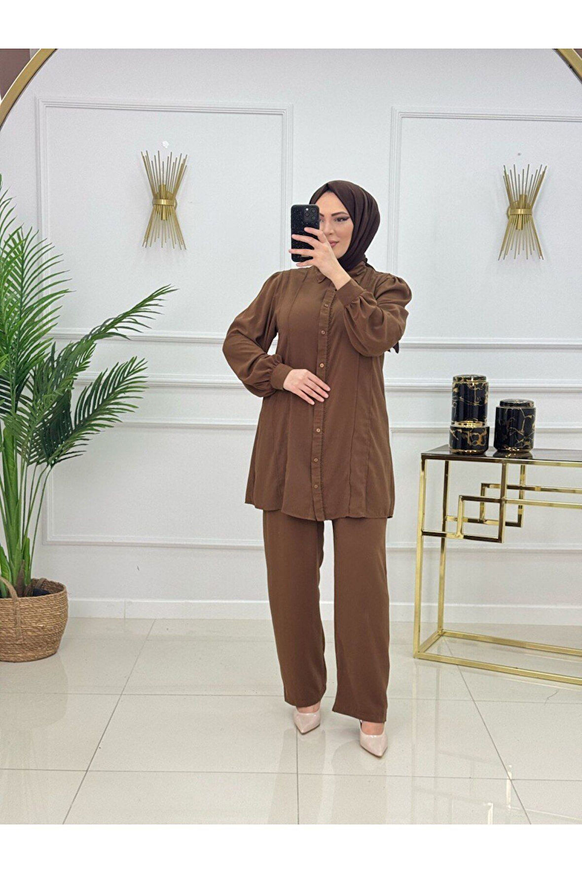 Kadın Tesettür 2'Li Takım Tunik & Pantolon