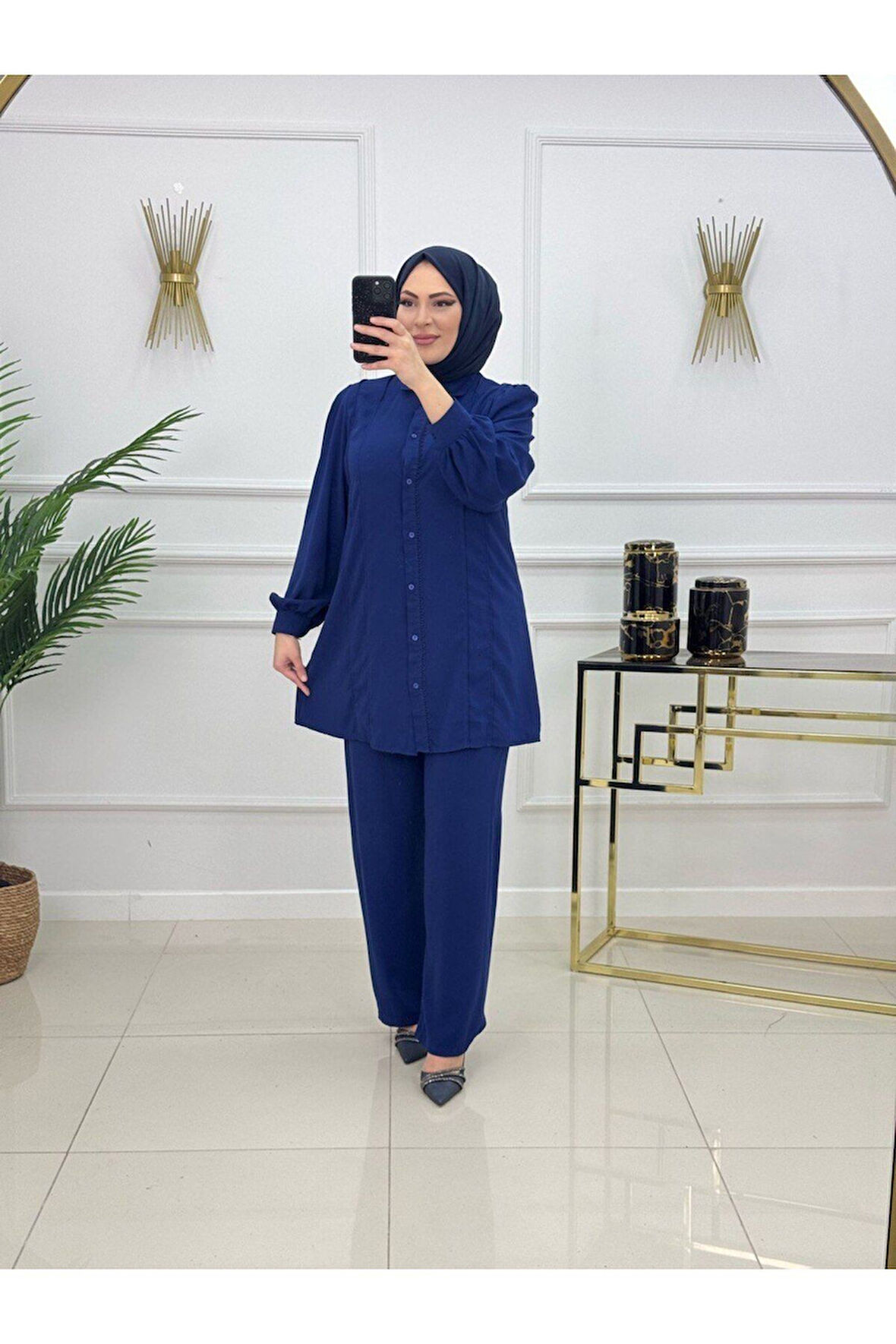 Kadın Tesettür 2'Li Takım Tunik & Pantolon