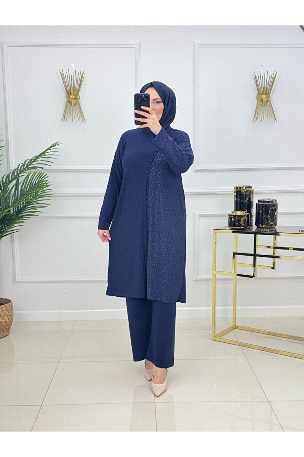 Kadın Tesettür Takım 2'Li Tunik & Pantolon Takımı