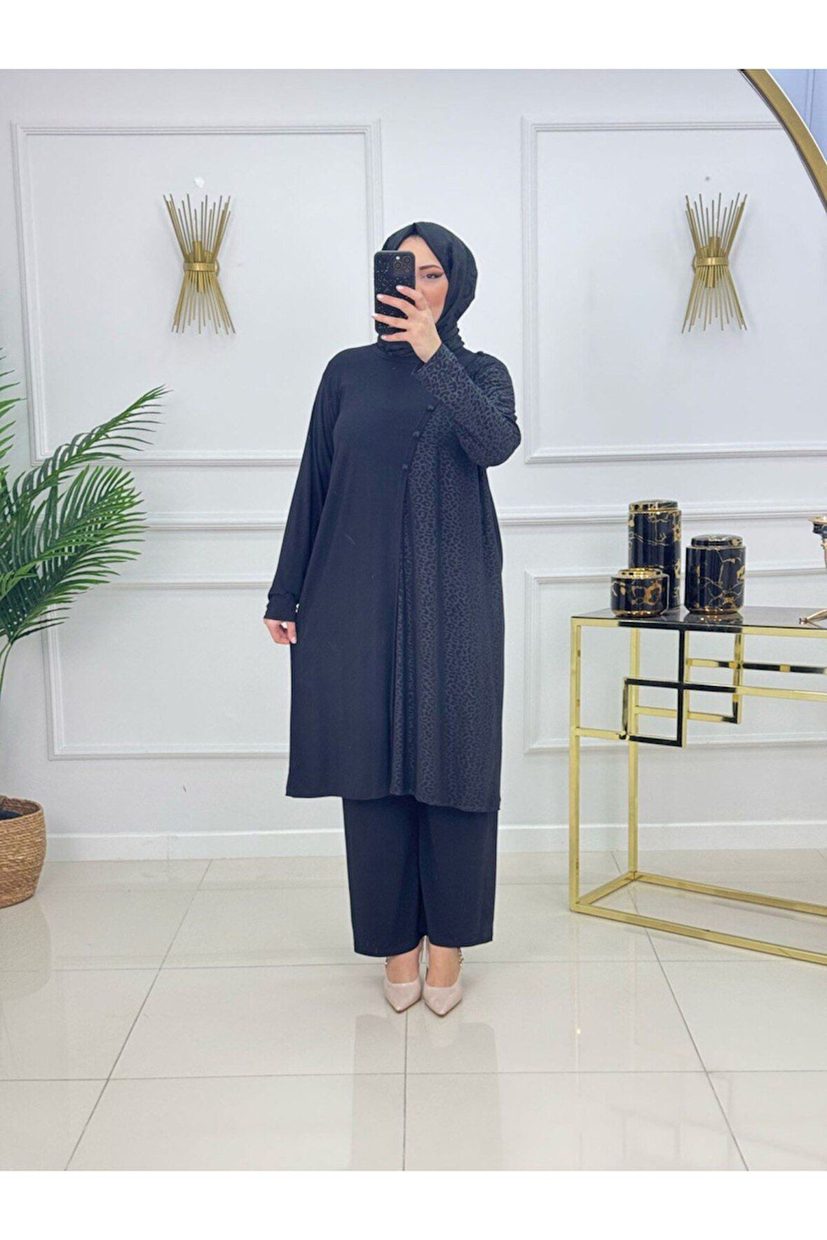 Kadın Tesettür Takım 2'Li Tunik & Pantolon Takımı