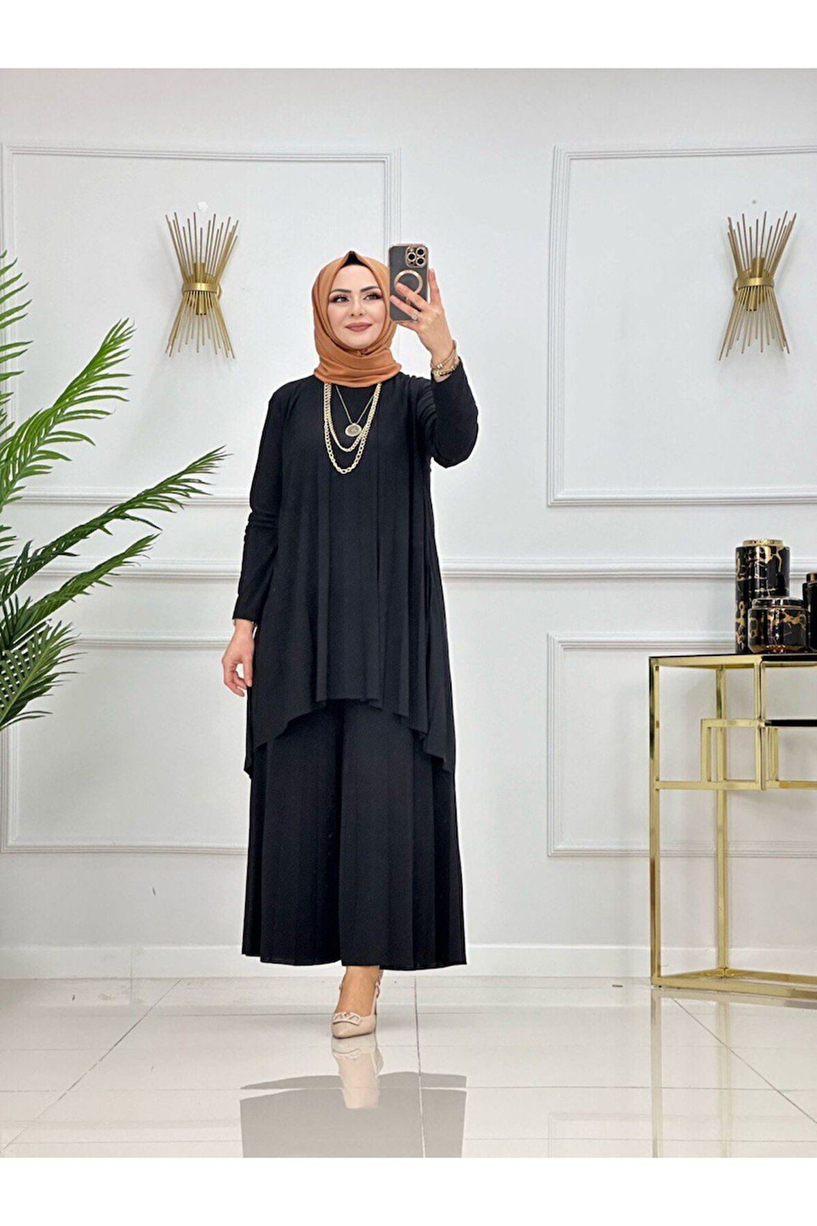 Kadın Tesettür Takım 2'Li Tunik & Pantolon Takımı